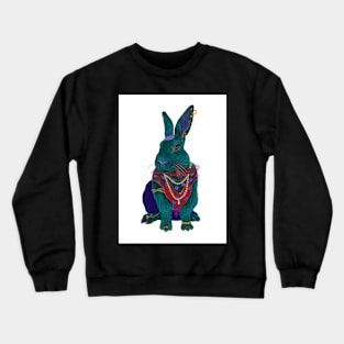 Bohemian rabbit Crewneck Sweatshirt